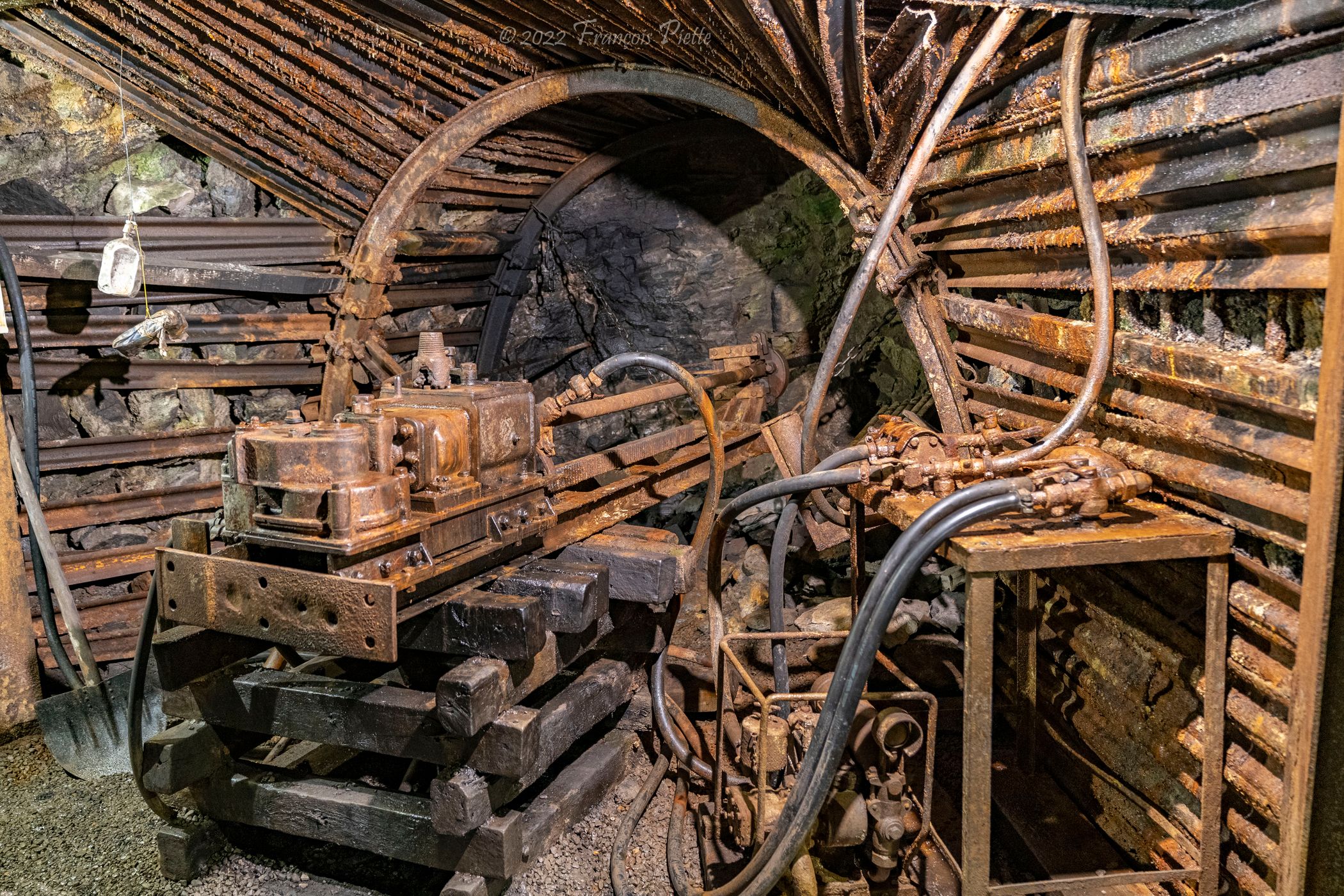Blegny coal mine, underground, Belgium