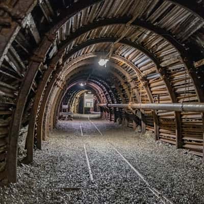 Blegny coal mine, underground, Belgium