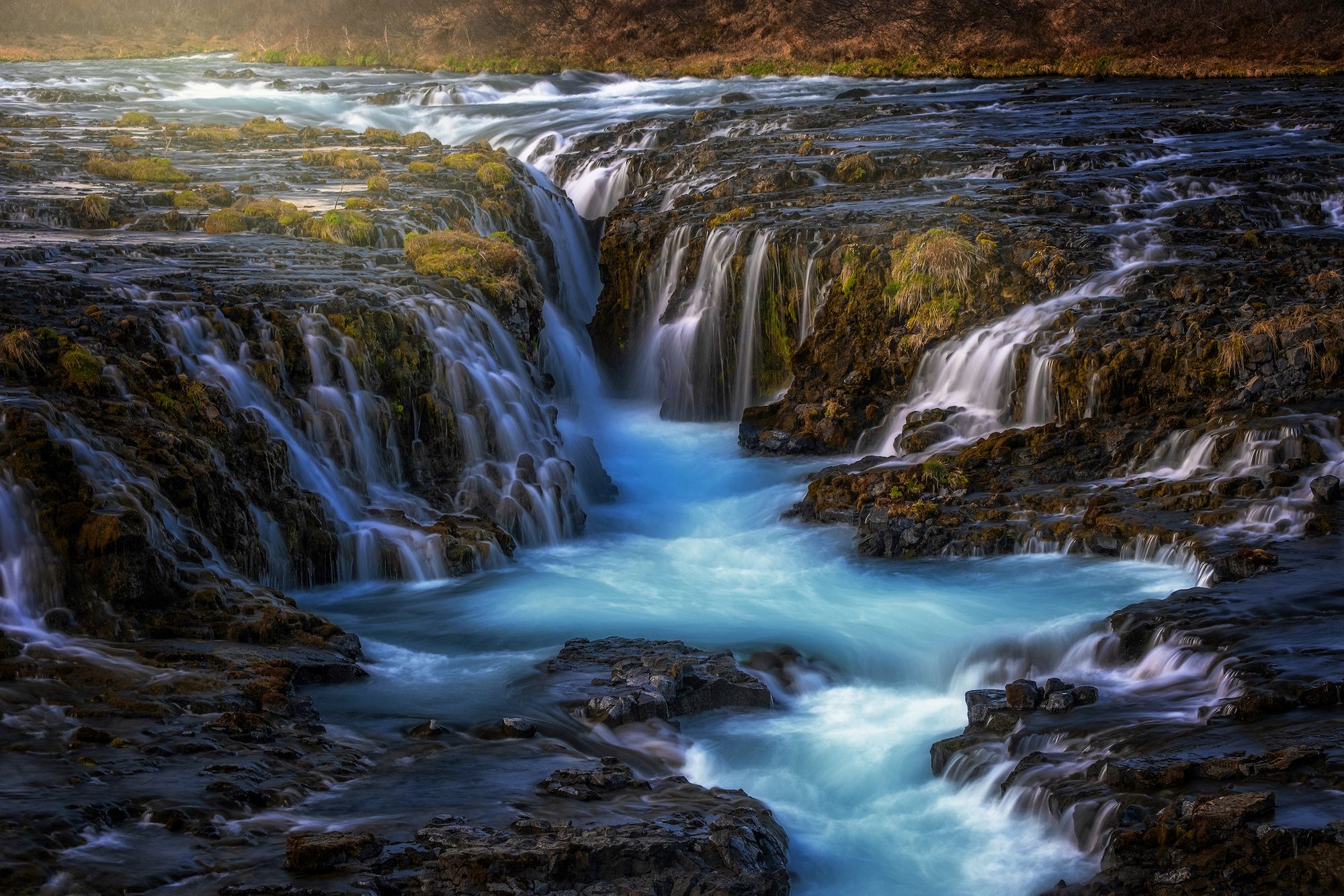 Bruarfoss Waterfall, Iceland