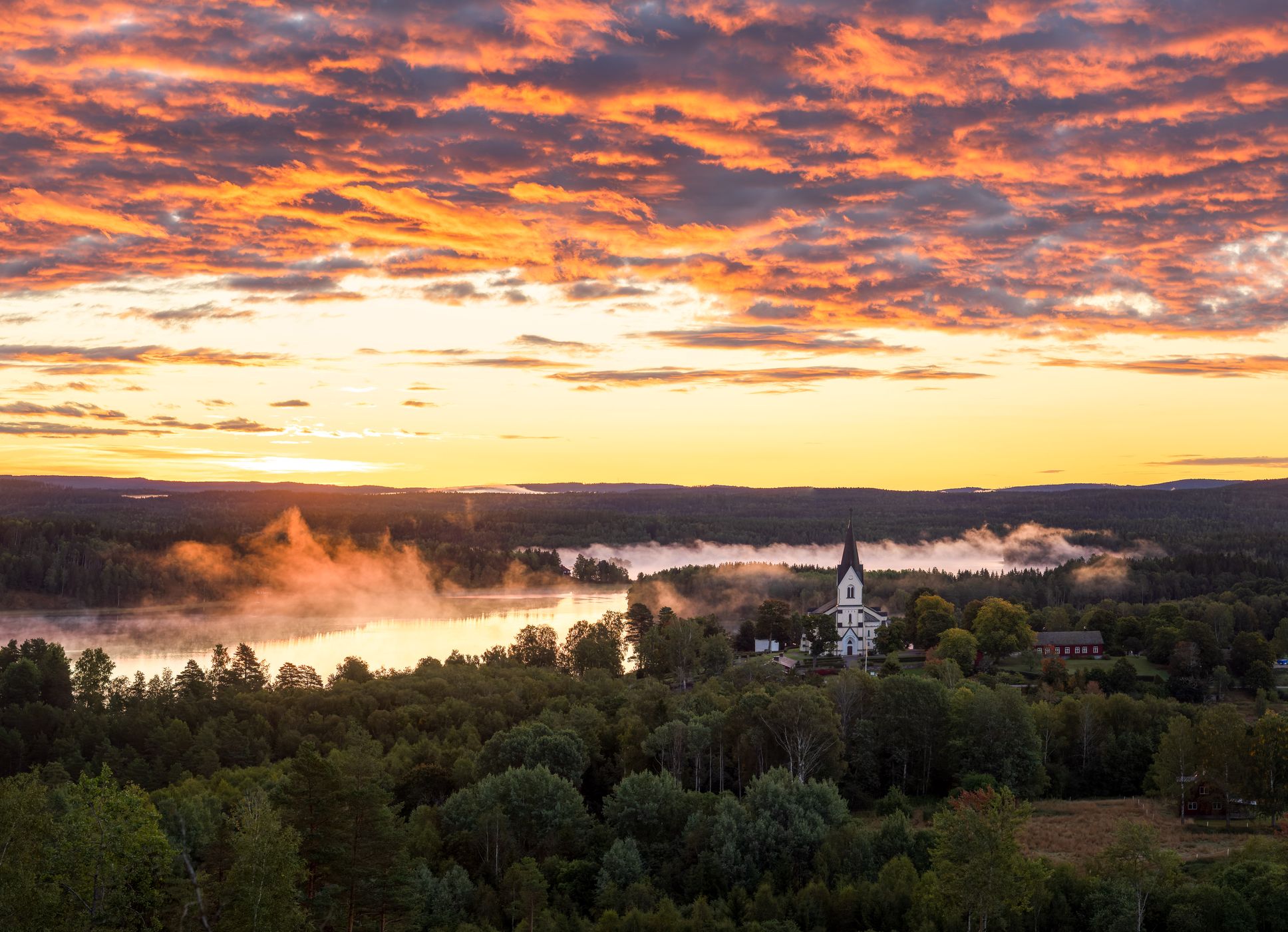 Brunskogs Church at Värmeln, Sweden