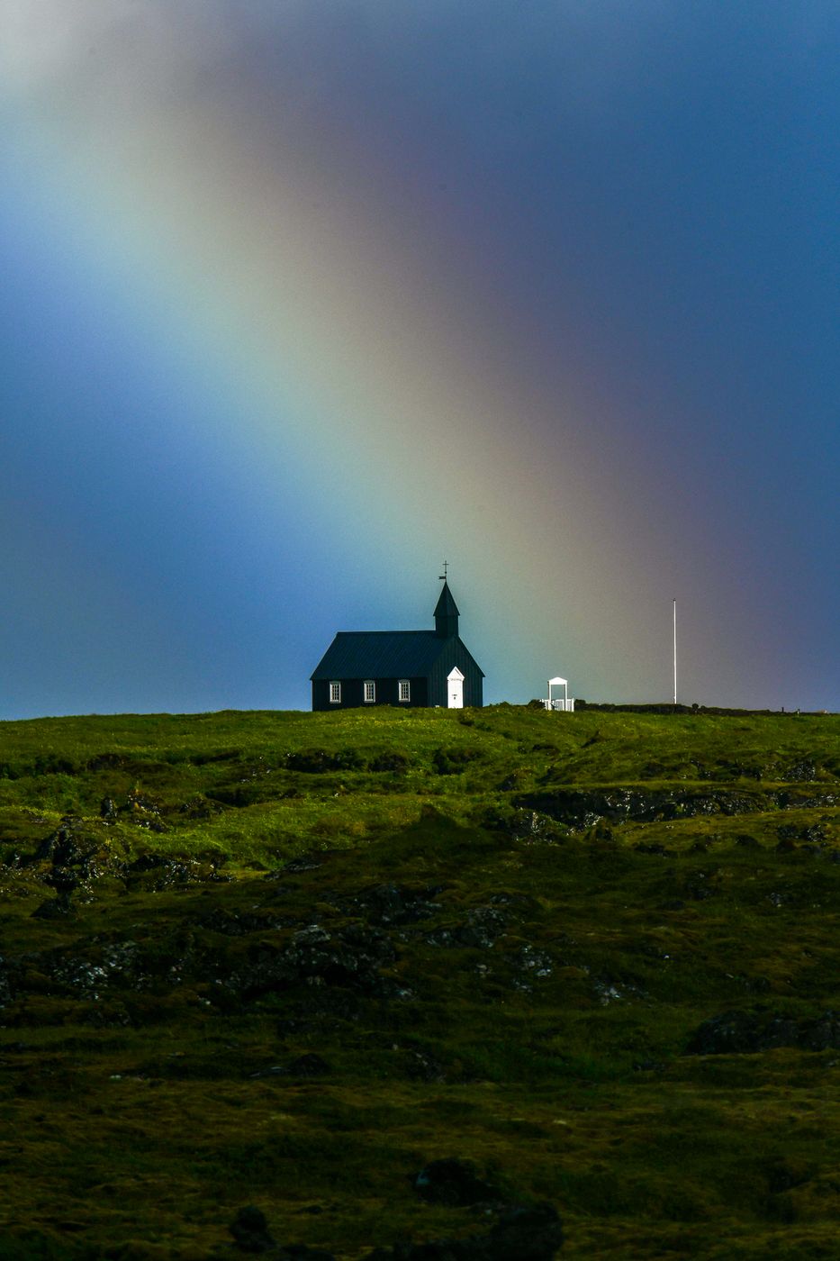 View of Búðakirkja, Snæfellsnes Peninsula, Iceland