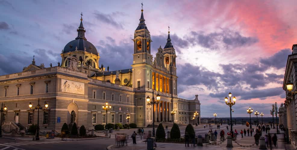 Catedral de la Almudena, Madrid Sunset