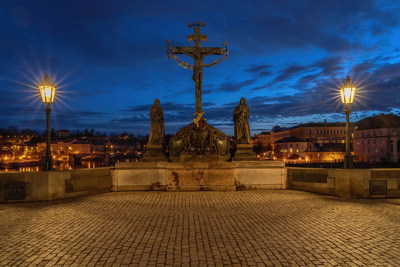 View from Charles Bridge, Prague, Czech Republic