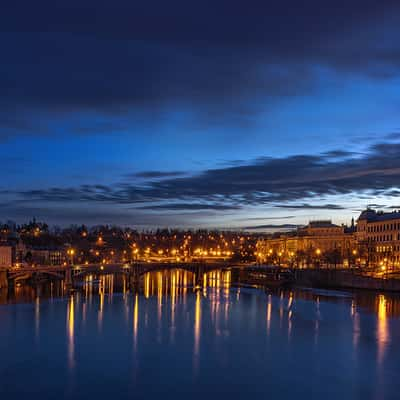 View from Charles Bridge, Prague, Czech Republic