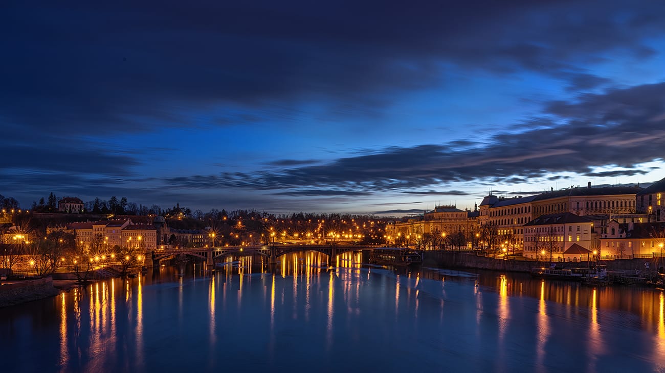 View from Charles Bridge, Prague, Czech Republic