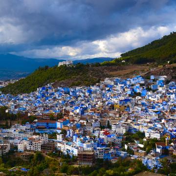 Chefchaouen from the Spanish mosque, Morocco