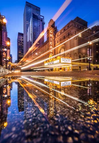 Iconic Chicago Theater on State Street