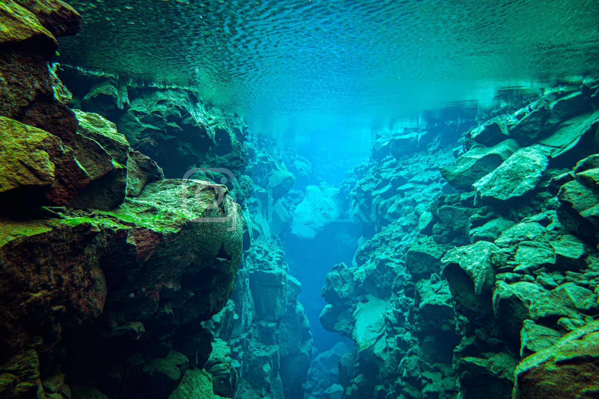 Continental Plates - Underwater, Iceland
