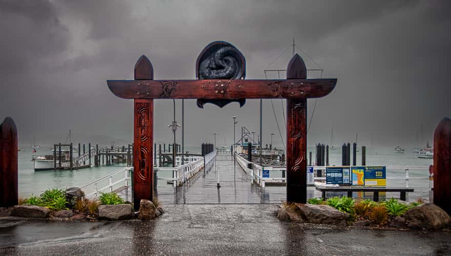 Dark Jetty, Russell, Bay of Islands, North Island