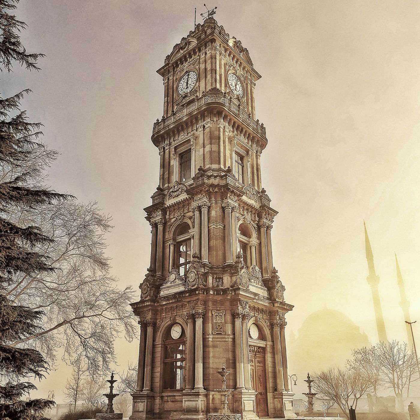 Dolmabahçe Clock Tower, Istanbul, Turkey (Türkiye)