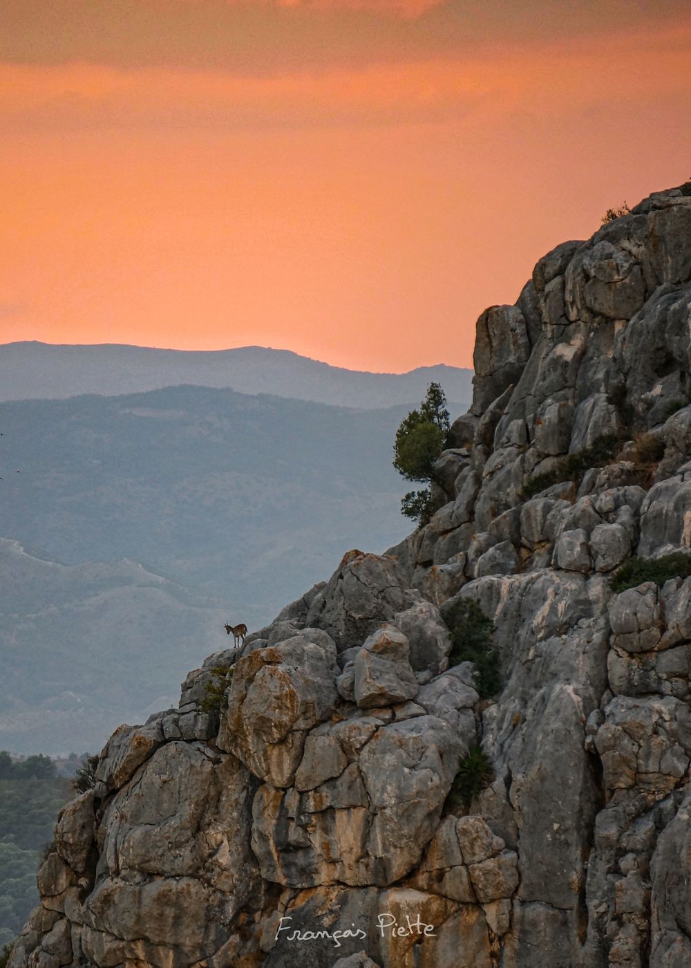 El Chorro Mountain Sunset, Spain