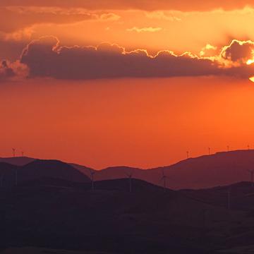 El Chorro Mountain Sunset, Spain