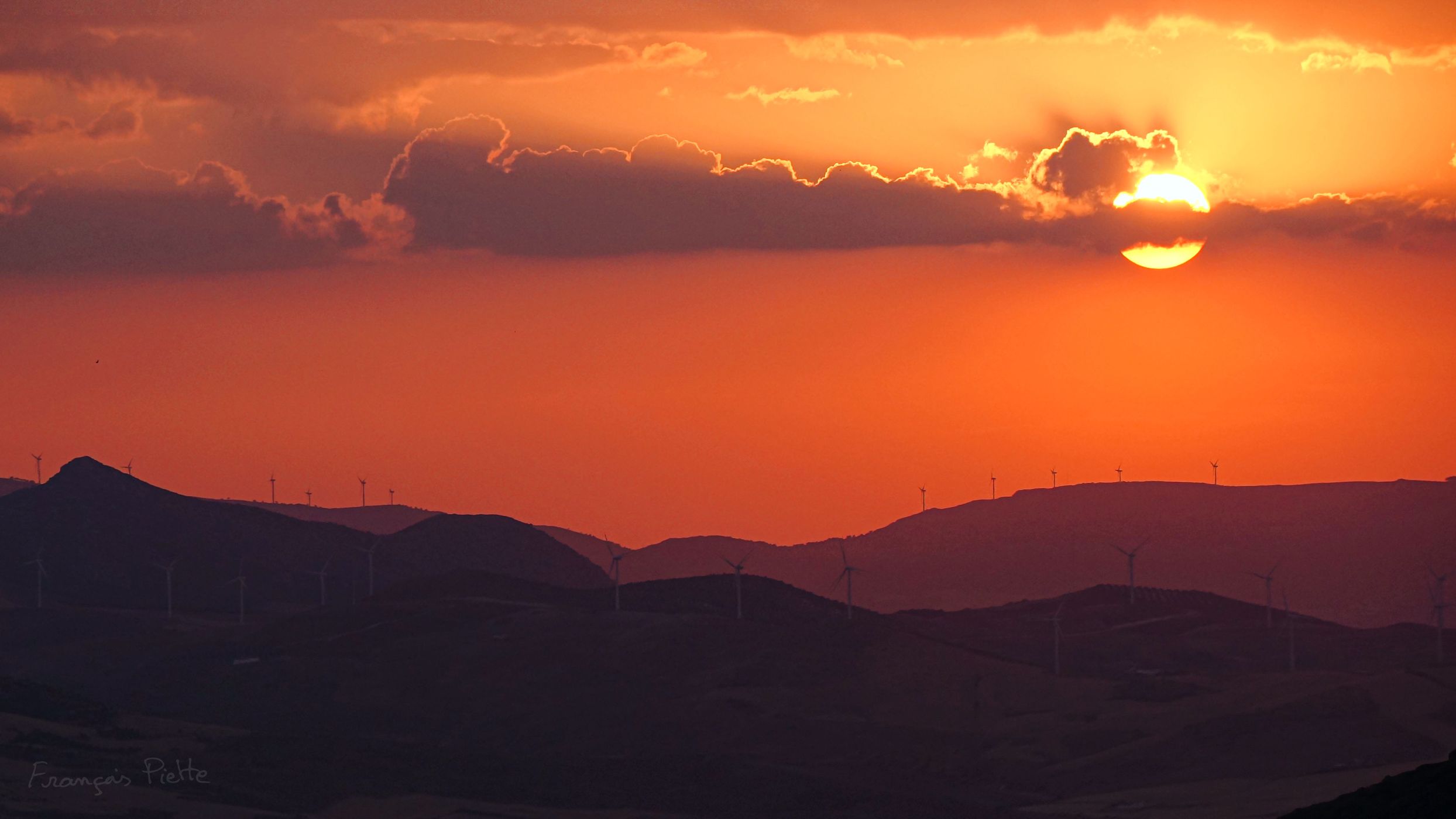 El Chorro Mountain Sunset, Spain