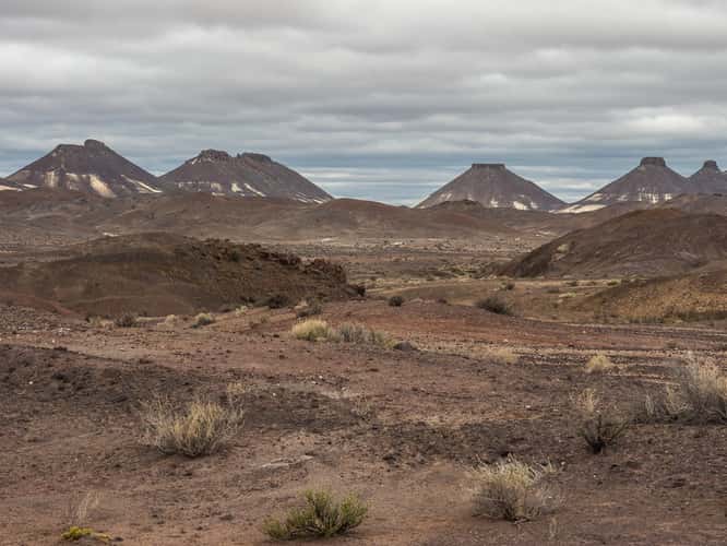 Extraterrestrial Landscape at Jaramillo Petrified Forest
