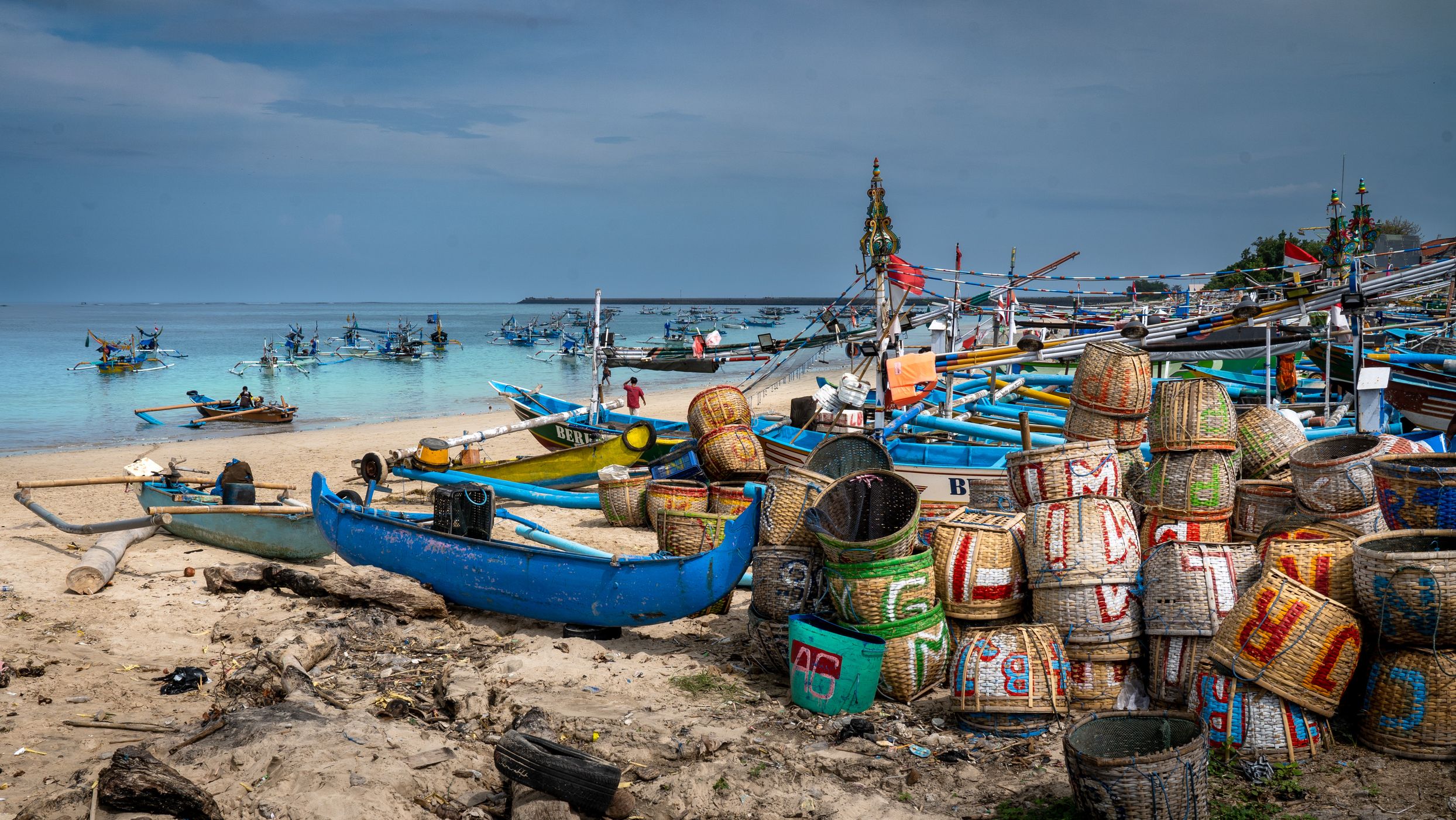 Fishing port of Jimbaran, Bali, Indonesia