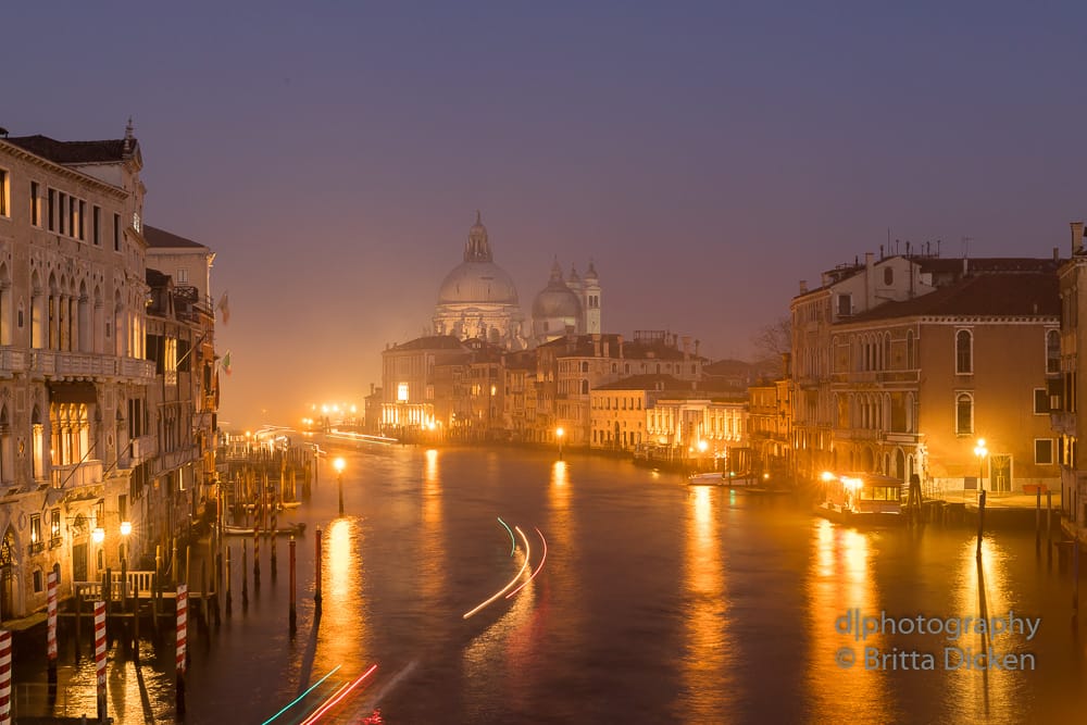 View from Ponte dell'Accademia, Venice, Italy