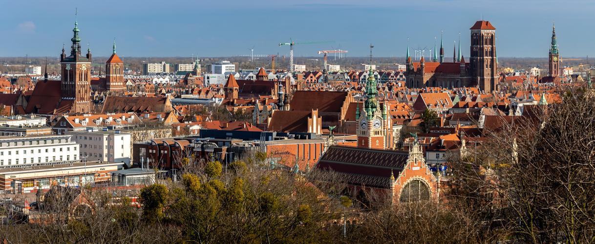 Gdańsk from Gradowa Hill