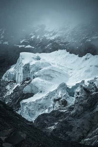 Glaciers near Laguna Parón