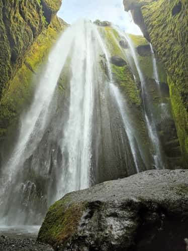 Gljufrafoss near Seljalandsfoss