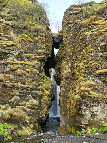 Gljufrafoss near Seljalandsfoss