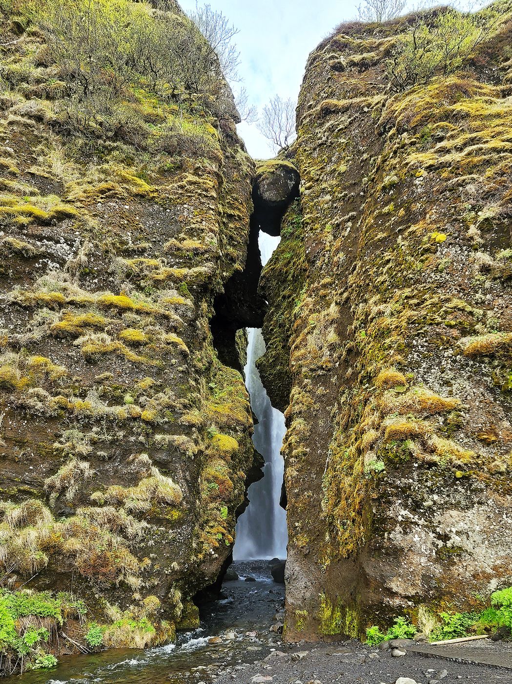 Gljufrafoss near Seljalandsfoss, Iceland