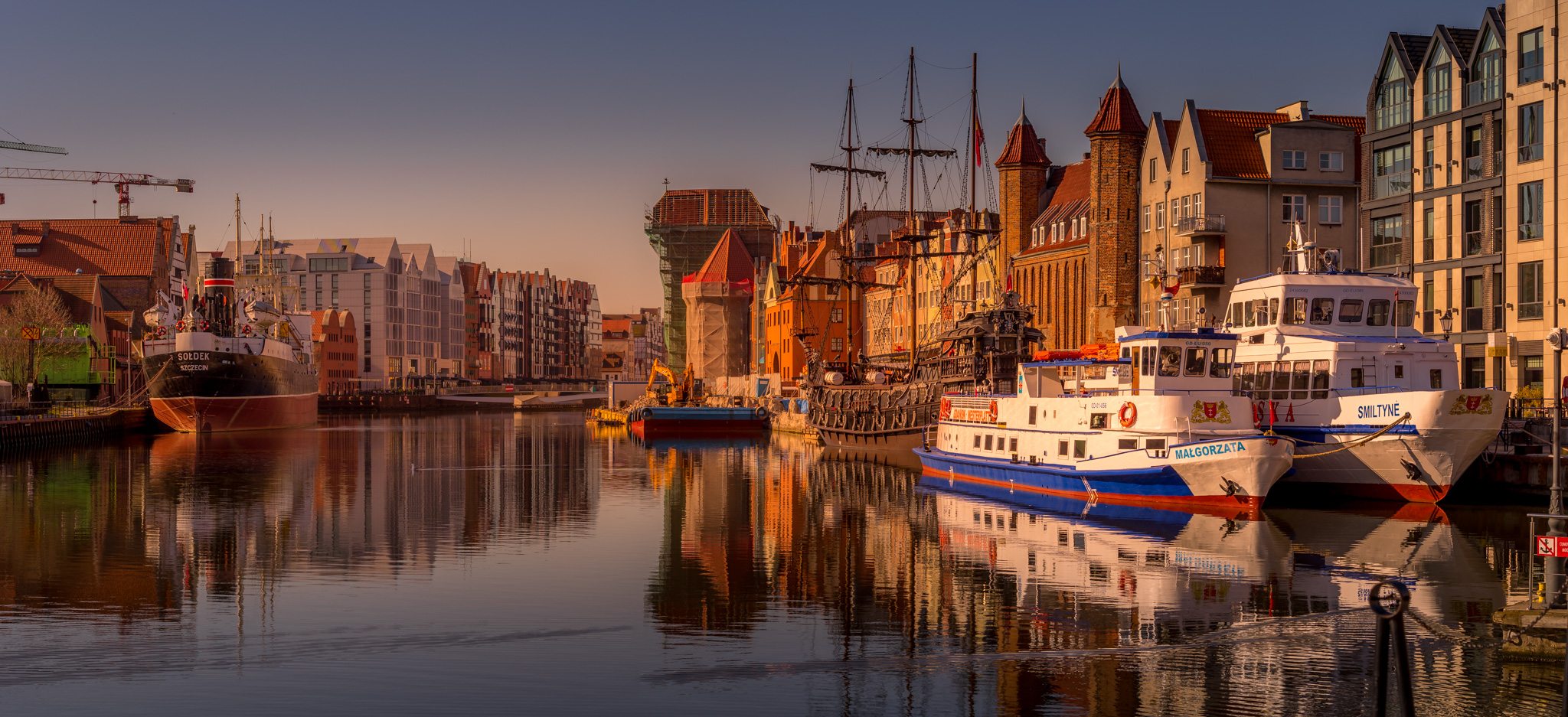 Harbour of Gdansk, Poland