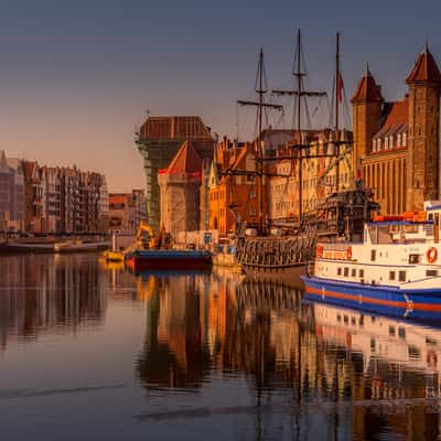 Harbour of Gdansk, Poland