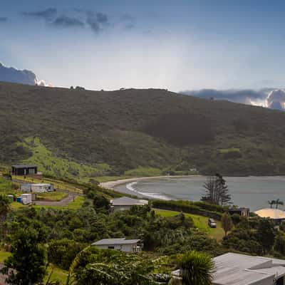 Headland Pano Ahipara, North Island, New Zealand