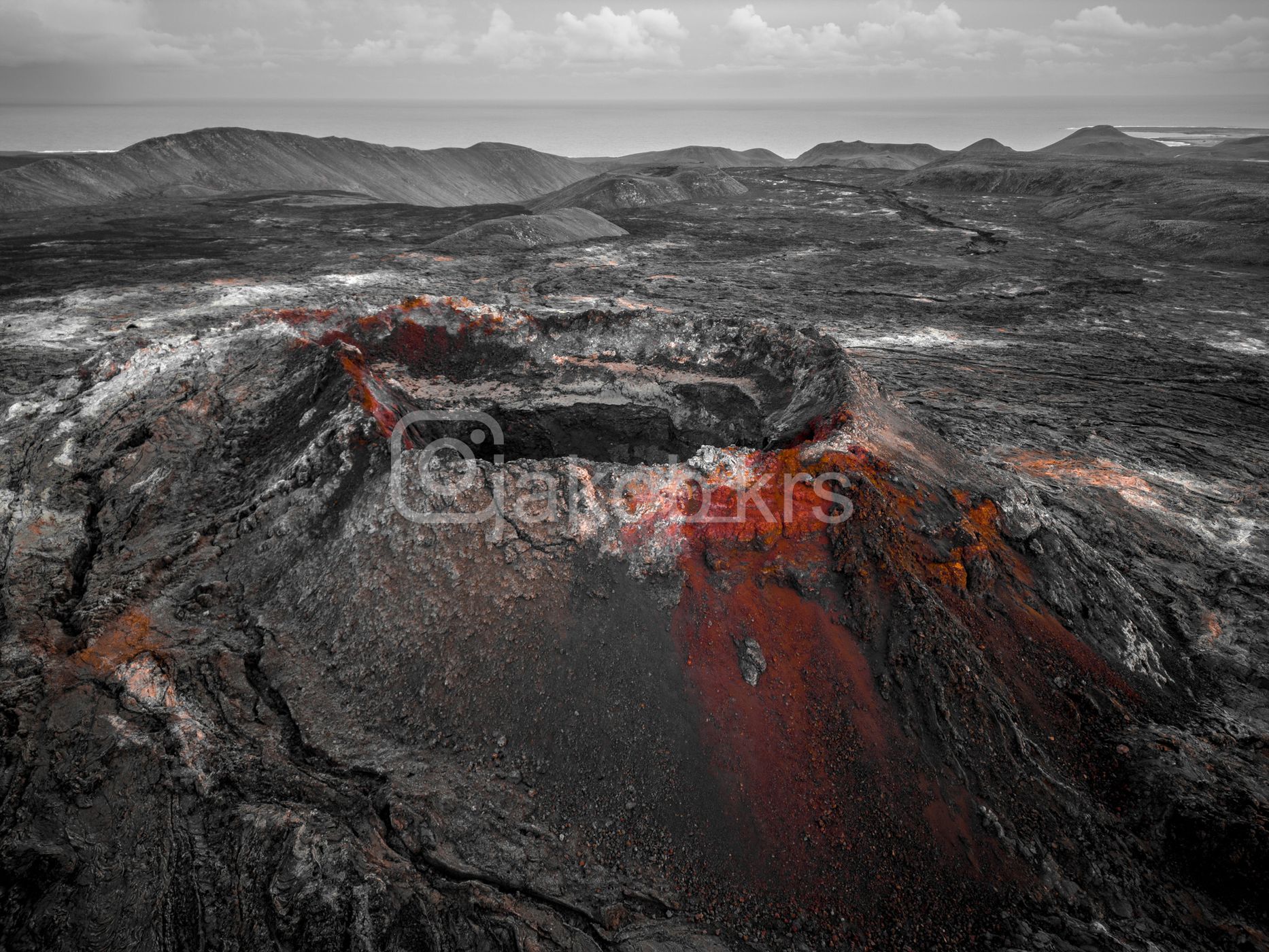 Fagradalsfjall Vulcano, Iceland