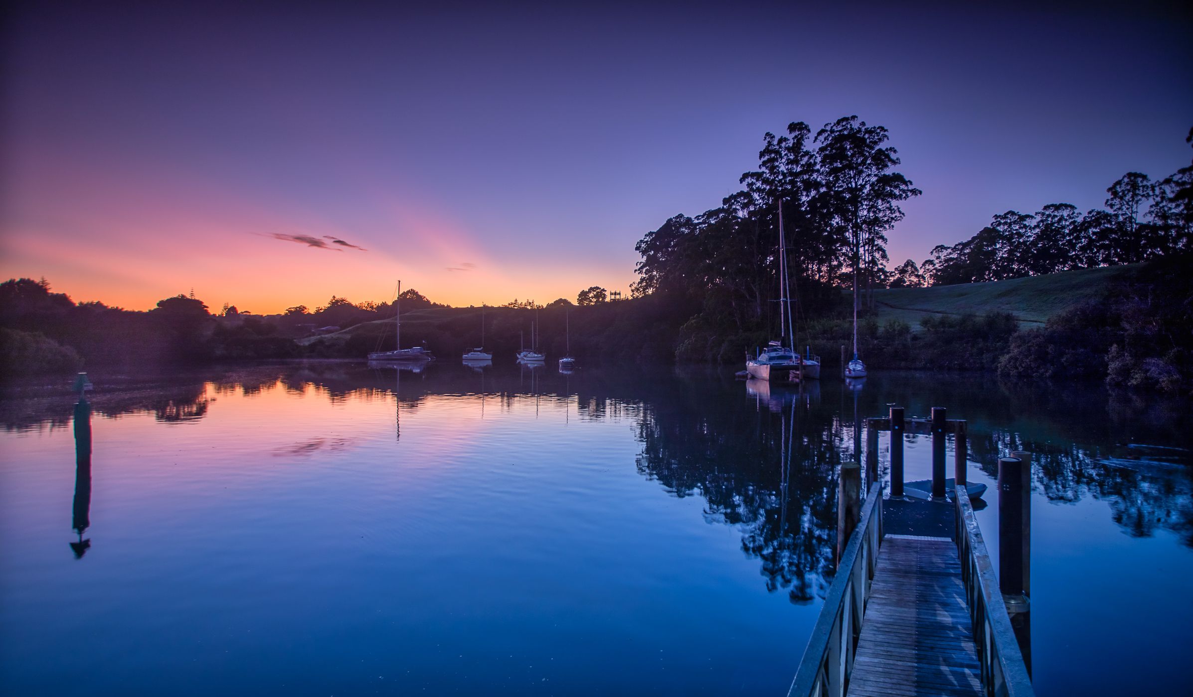 Jetty, Stone House, Kerikeri, North Island, New Zealand