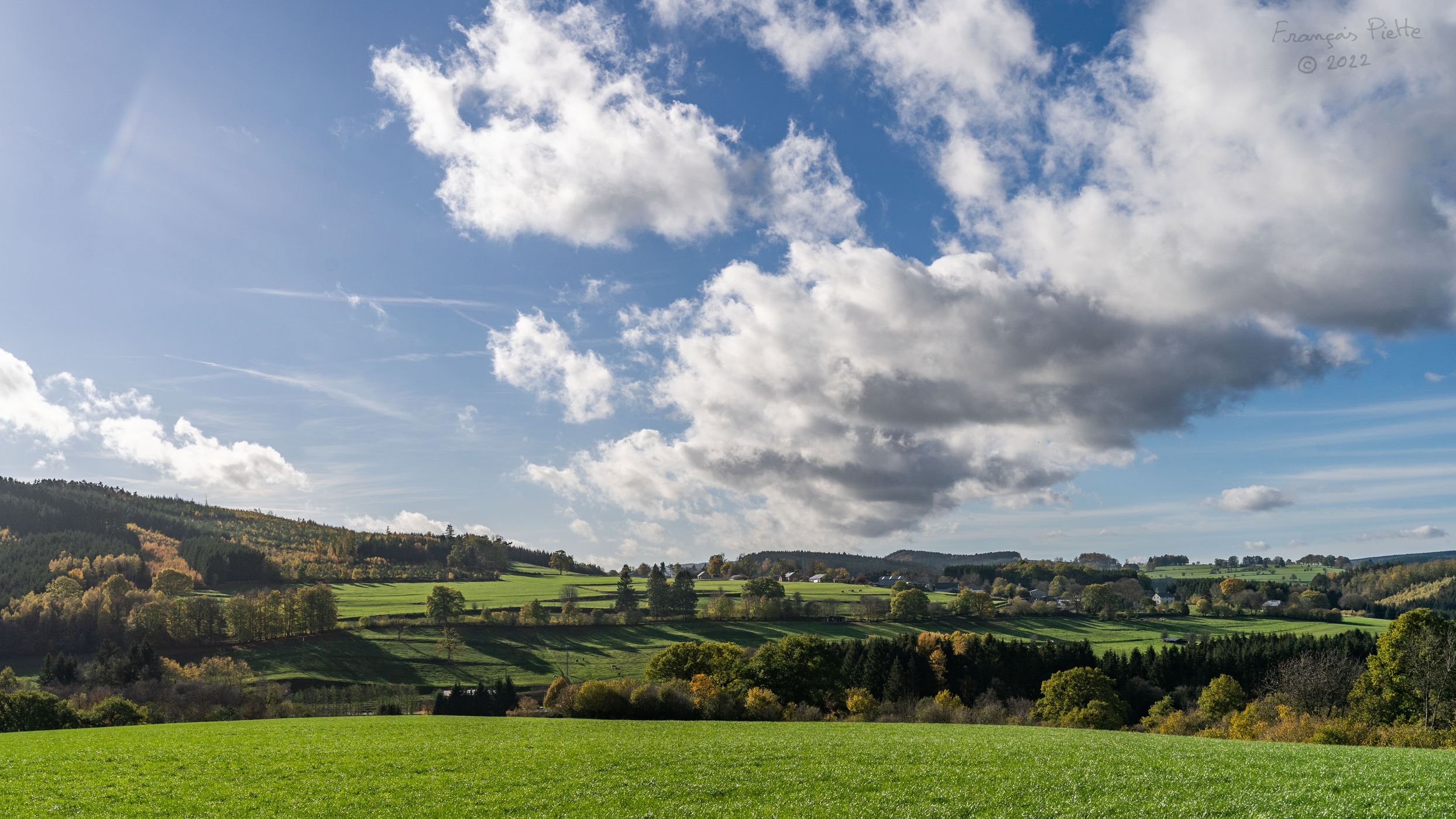 Landscape at Les Vilettes, Belgium