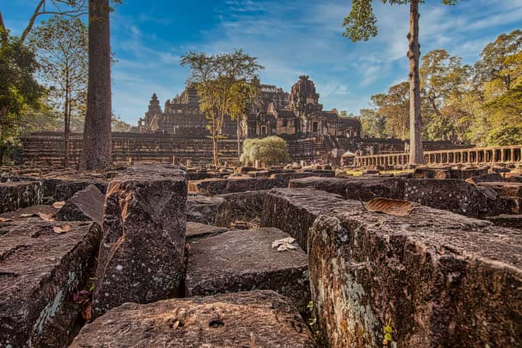 Large building blocks Baphuon Temple, Siem Reap