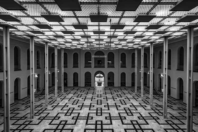 Entrance hall of the Leibniz University, Hanover