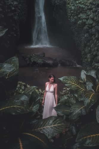 Leke Leke Waterfall Bali Indonesia
