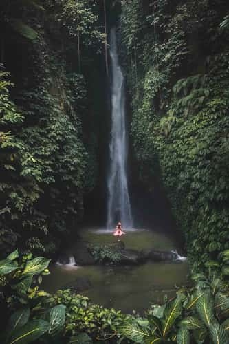 Leke Leke Waterfall Bali Indonesia