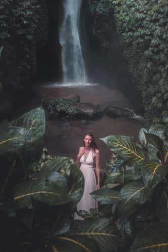 Leke Leke Waterfall Bali Indonesia