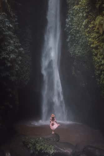 Leke Leke Waterfall Bali Indonesia