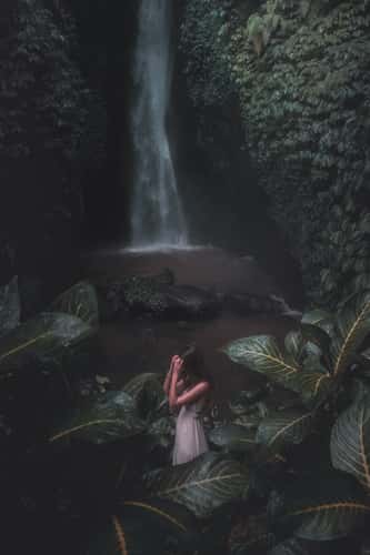 Leke Leke Waterfall Bali Indonesia