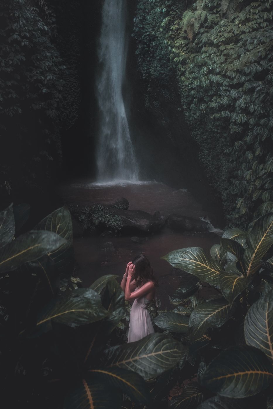Leke Leke Waterfall Bali Indonesia, Indonesia