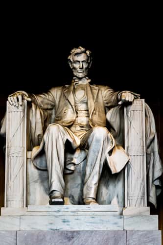 Lincoln memorial in Washington DC
