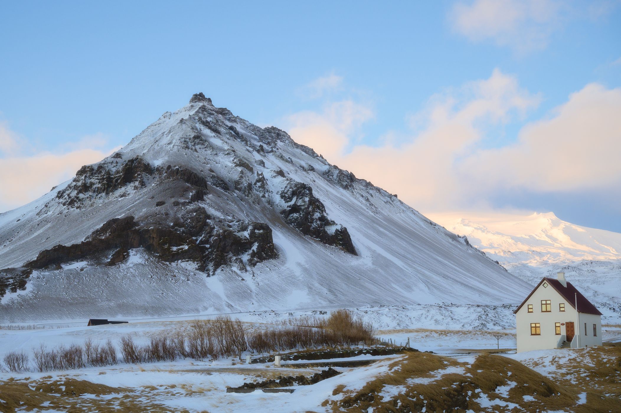 Lonely House in Arnarstapi, Iceland