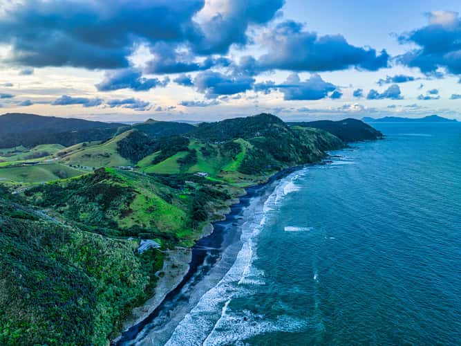 Looking north, Mangawhai Heads, North Island