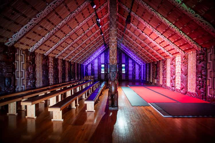 Meeting house Treaty Grounds Waitangi, North Island