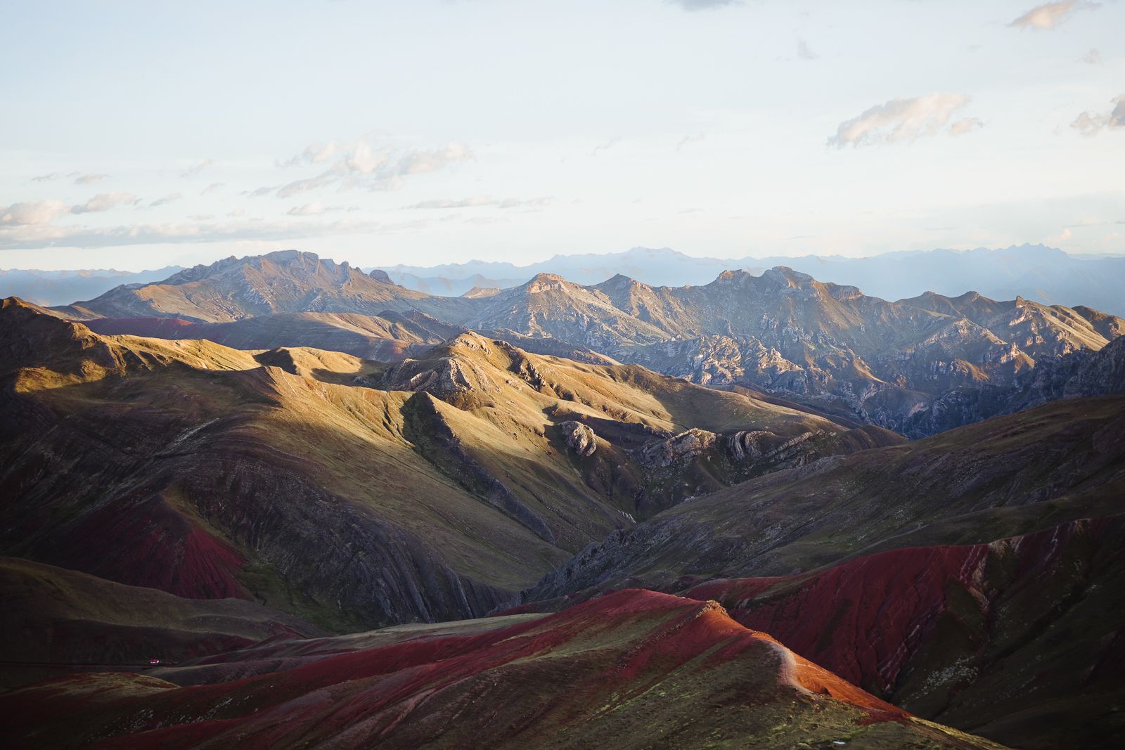 Mountain Range near Palccoyo, Peru