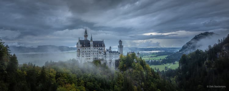 Neuschwanstein Castle from Marienbridge - The classic view