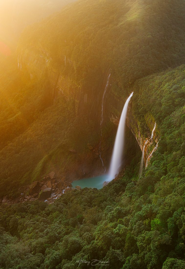 Nohkalikai Falls Meghalaya India