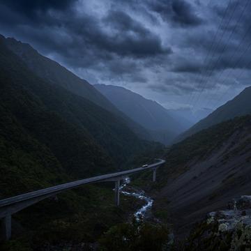 Otira Viaduct Lookout NZ, New Zealand