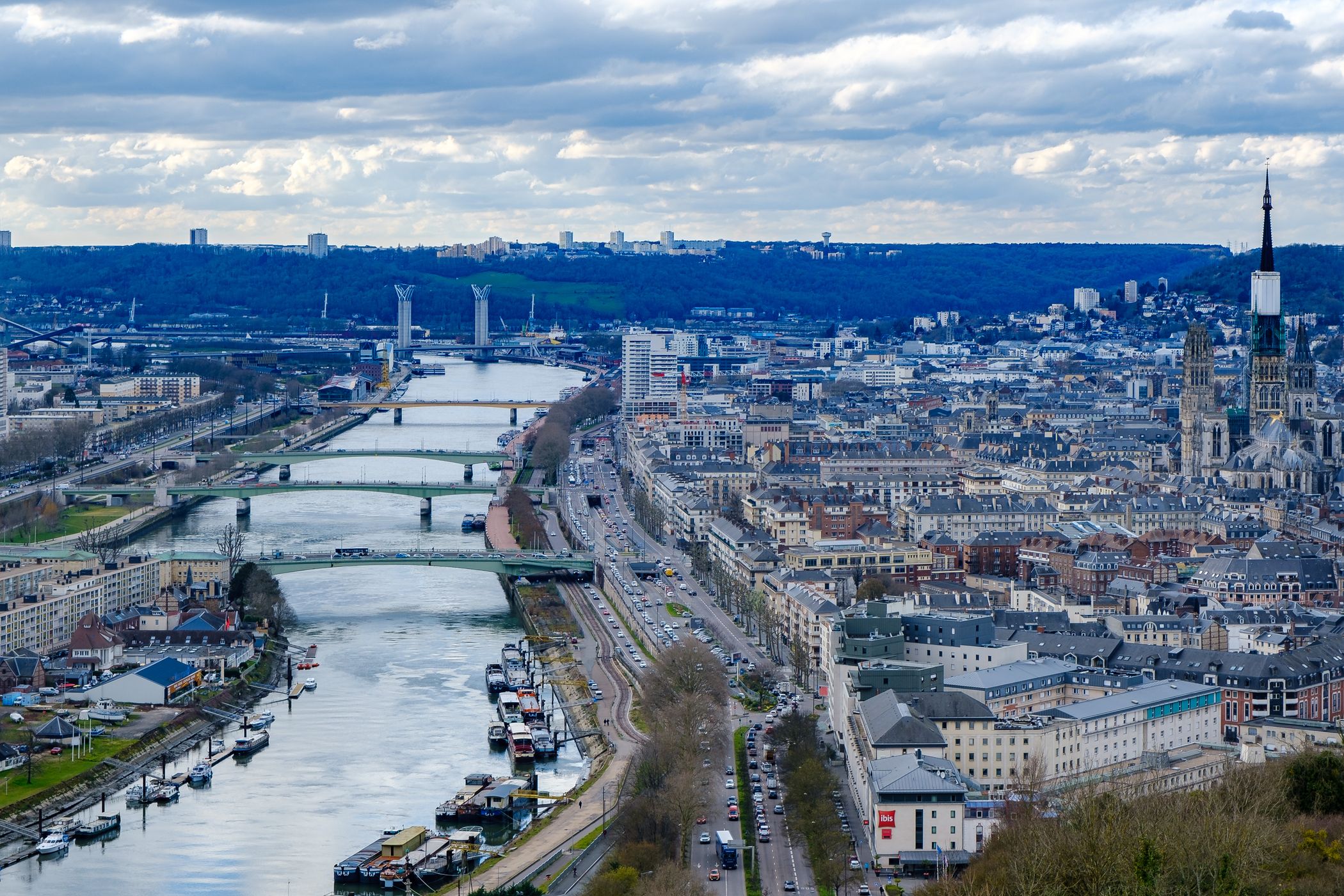 Panorama  De La Côte Sainte Catherine, France