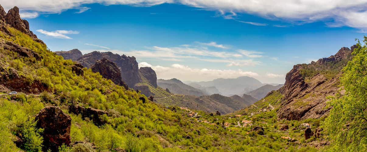 Panorama towards Ayacata