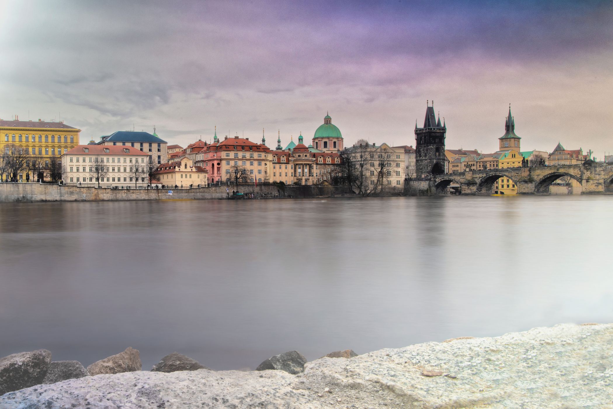 Charles Bridge and Royal Castle, Praque, Czech Republic